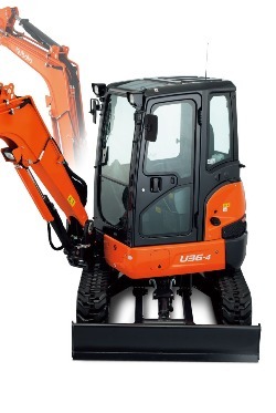 Kubota-Minibagger-U36-4-Heckschwenkradius